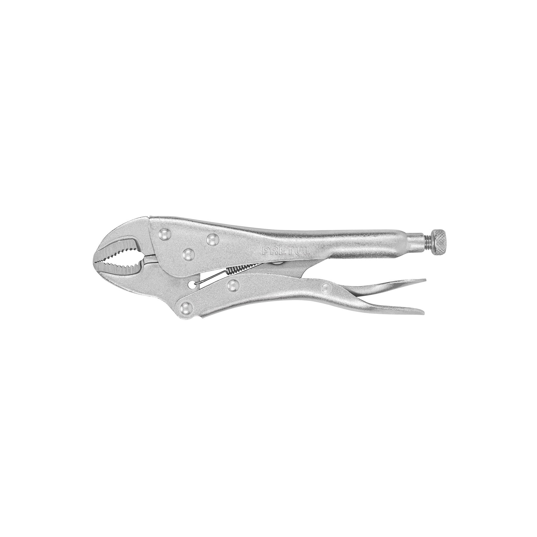 PP-10C.jpg Pinza de presión 10' mordaza curva, PRETUL PP 10C