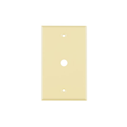 Placa de ABS pasacable, Standard, marfil, VOLTECK