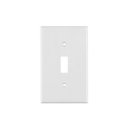 Placa de ABS para interruptor vertical, Standard, blanco