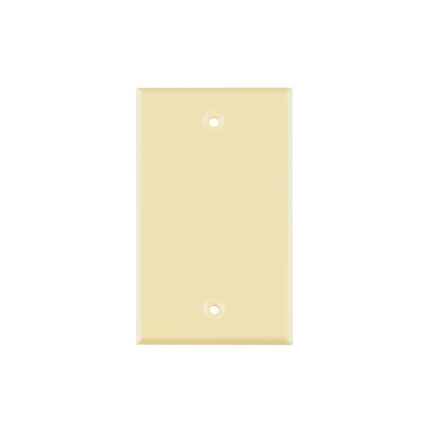 Placa de ABS ciega, Standard, marfil, VOLTECK