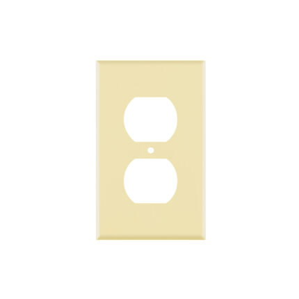 Placa de ABS dúplex, Standard, marfil, VOLTECK