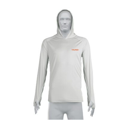 Playera protección solar, manga larga, con gorro, hombre, M
