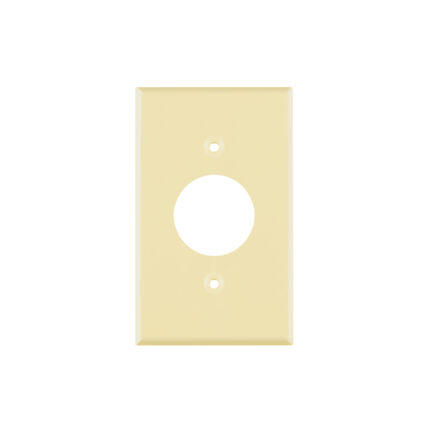 Placa de ABS para contacto redondo, Standard, marfil