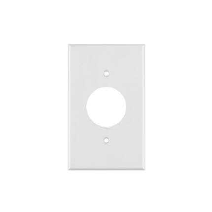 Placa de ABS para contacto redondo, Standard, blanco