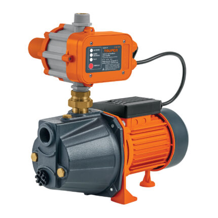 Bomba presurizadora jet hierro 1 HP con control, TRUPER