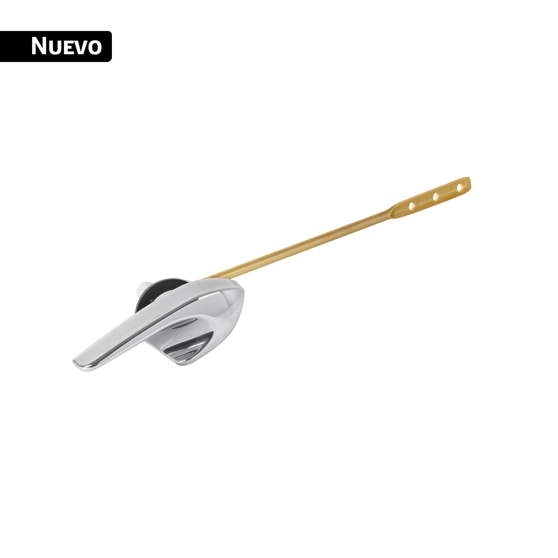 PW-027.jpg Palanca frontal metálica cromada robusta para WC, FOSET PW 027