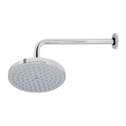 Regadera cromo 8' plato redondo, con brazo, FOSET ELEMENT