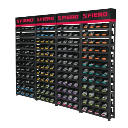 Rack modular con tornillos, 192 gavetas, FIERO