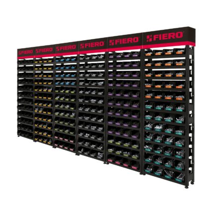 Rack modular con tornillos, 288 gavetas, FIERO