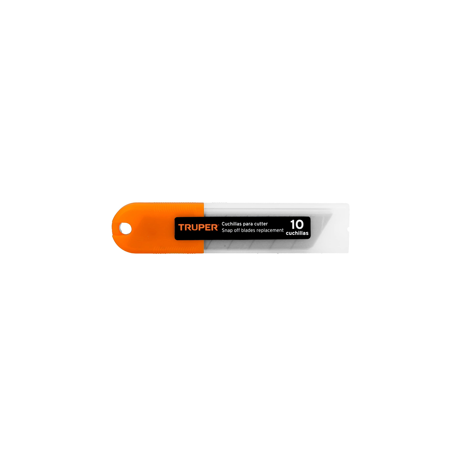 REP-CUT-7.jpg Estuche con 10 cuchillas SK4 de 25 mm para cutter, TRUPER REP CUT 7