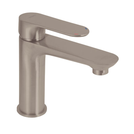 Monomando corto para lavabo, satín, FOSET RIVIERA