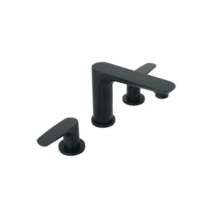 Mezcladora lavabo taladros separados, negro, FOSET RIVIERA