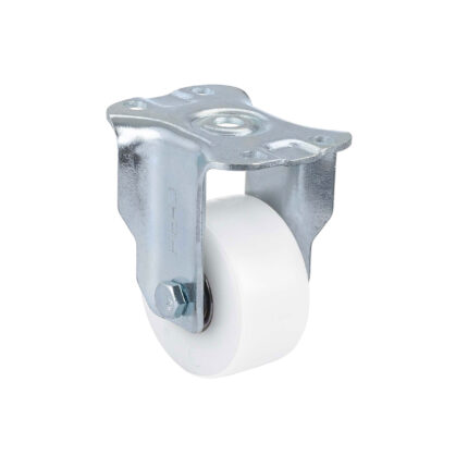 Rodaja uso múltiple 3', polietileno, placa fija, balero