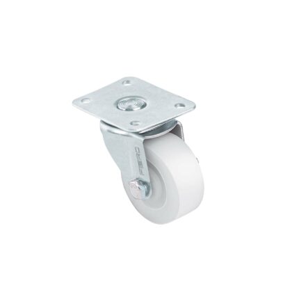 Rodaja uso múltiple 2', polietileno, placa giratoria, buje