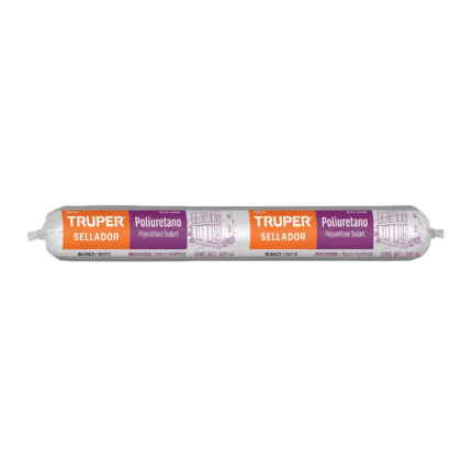 Sellador de poliuretano tipo salchicha gris 600 ml, TRUPER