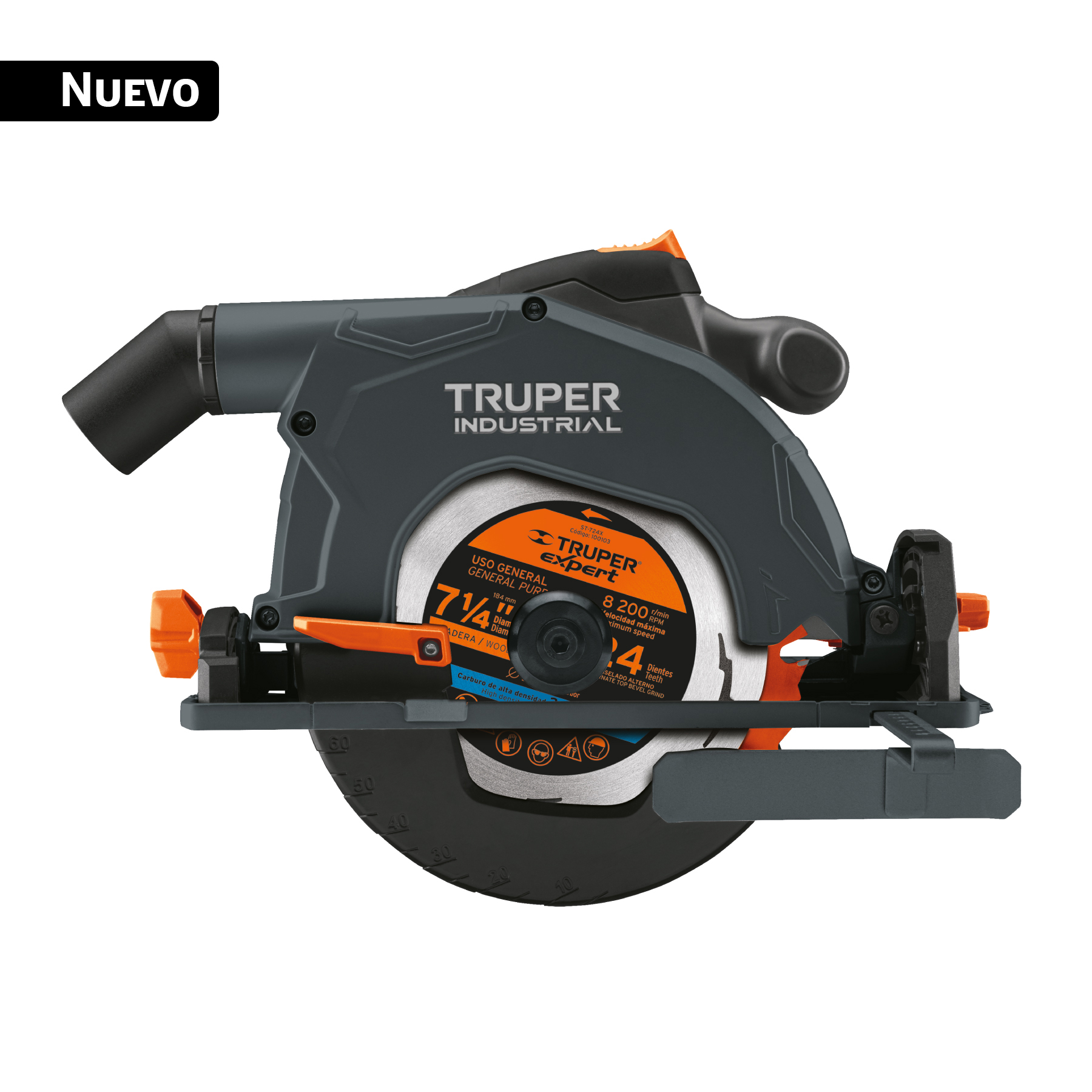 SICI-7-1-4X.jpg Sierra circular 7-1/4' 1900W, TRUPER INDUSTRIAL SICI 7 1 4X