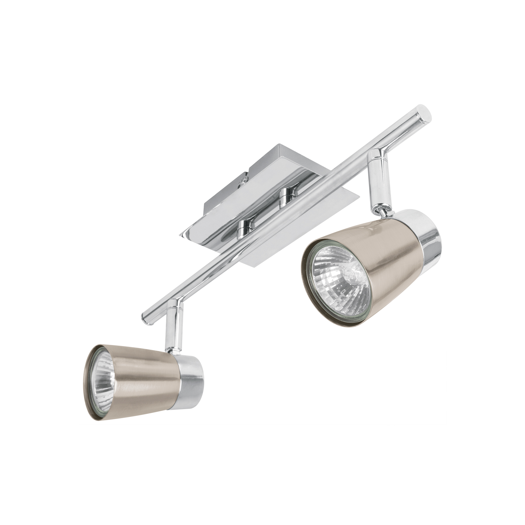 SOB-302S.jpg Luminario de sobreponer con 2 spots base GU10, VOLTECK SOB 302S