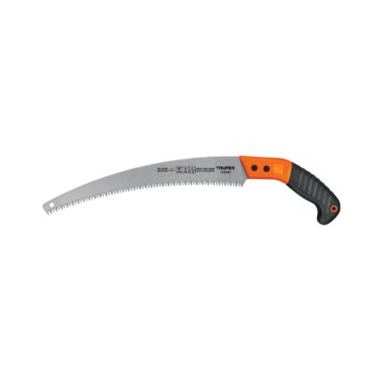Serrucho de poda 12' hoja curva, 6 DPP, con funda, TRUPER