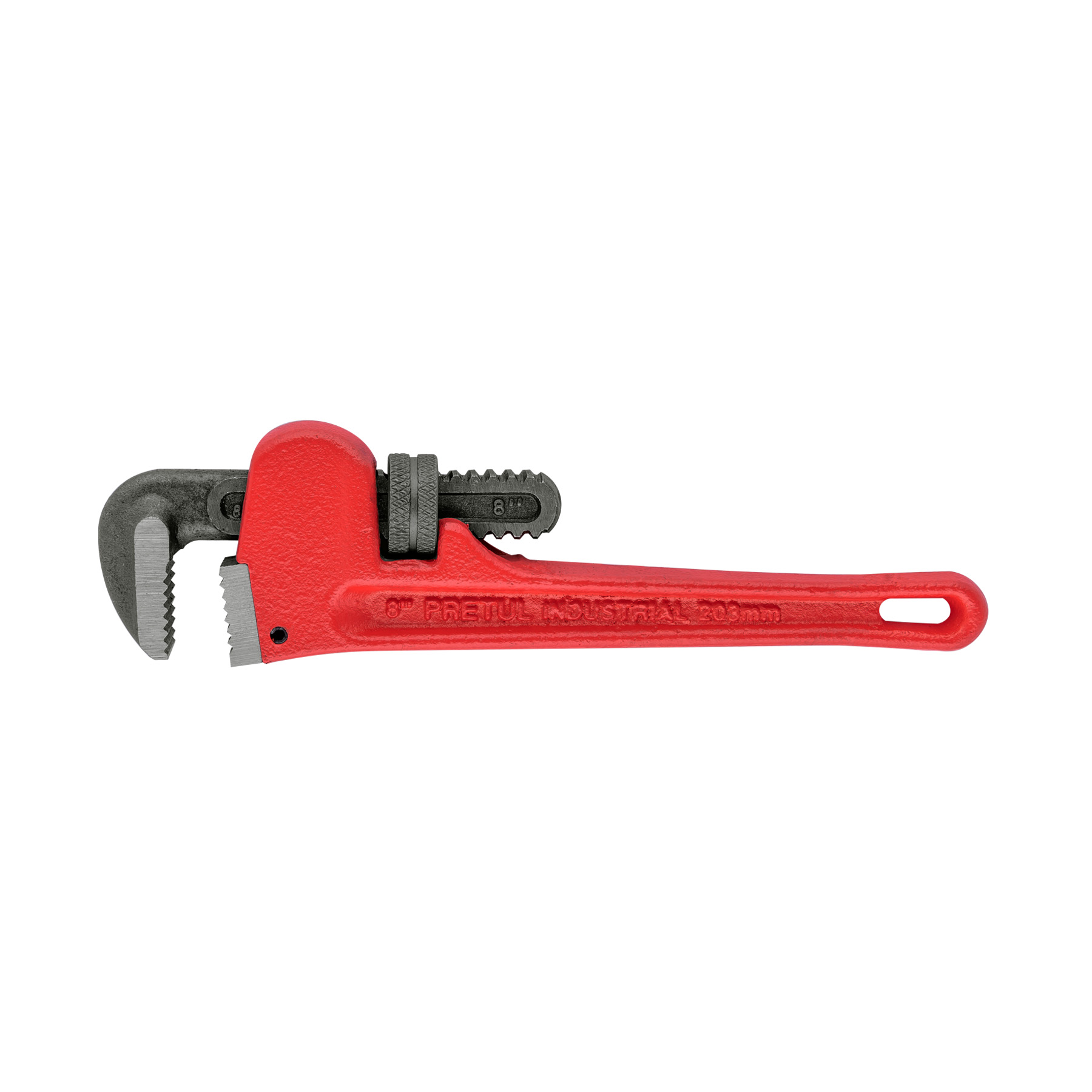STI-8P.jpg Llave stilson 8' cuerpo de hierro maleable, PRETUL STI 8P