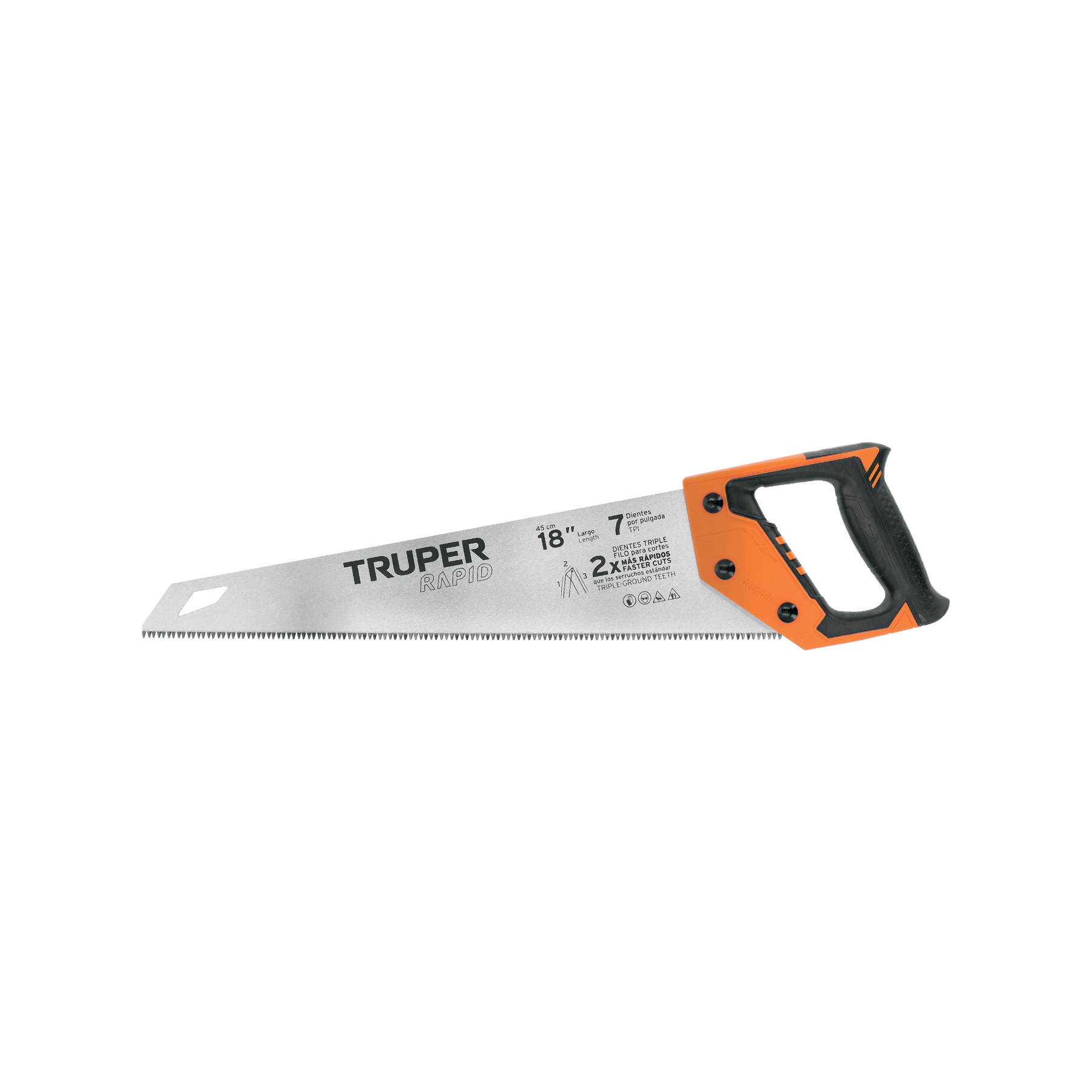 STR-18.jpg Serrucho Rapid 18', 7 DPP, mango Comfort grip, TRUPER STR 18