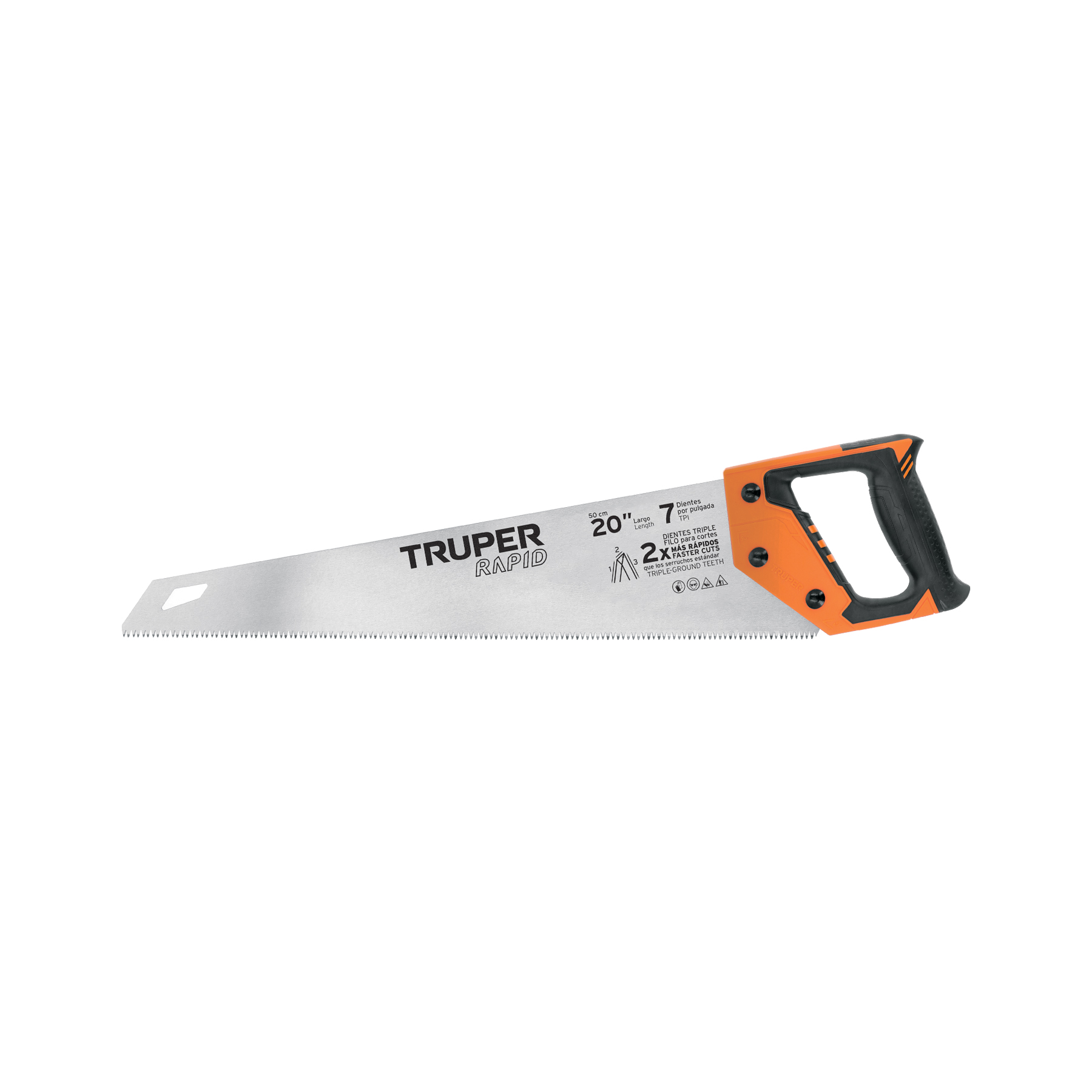STR-20.jpg Serrucho Rapid 20', 7 DPP, mango Comfort grip, TRUPER STR 20