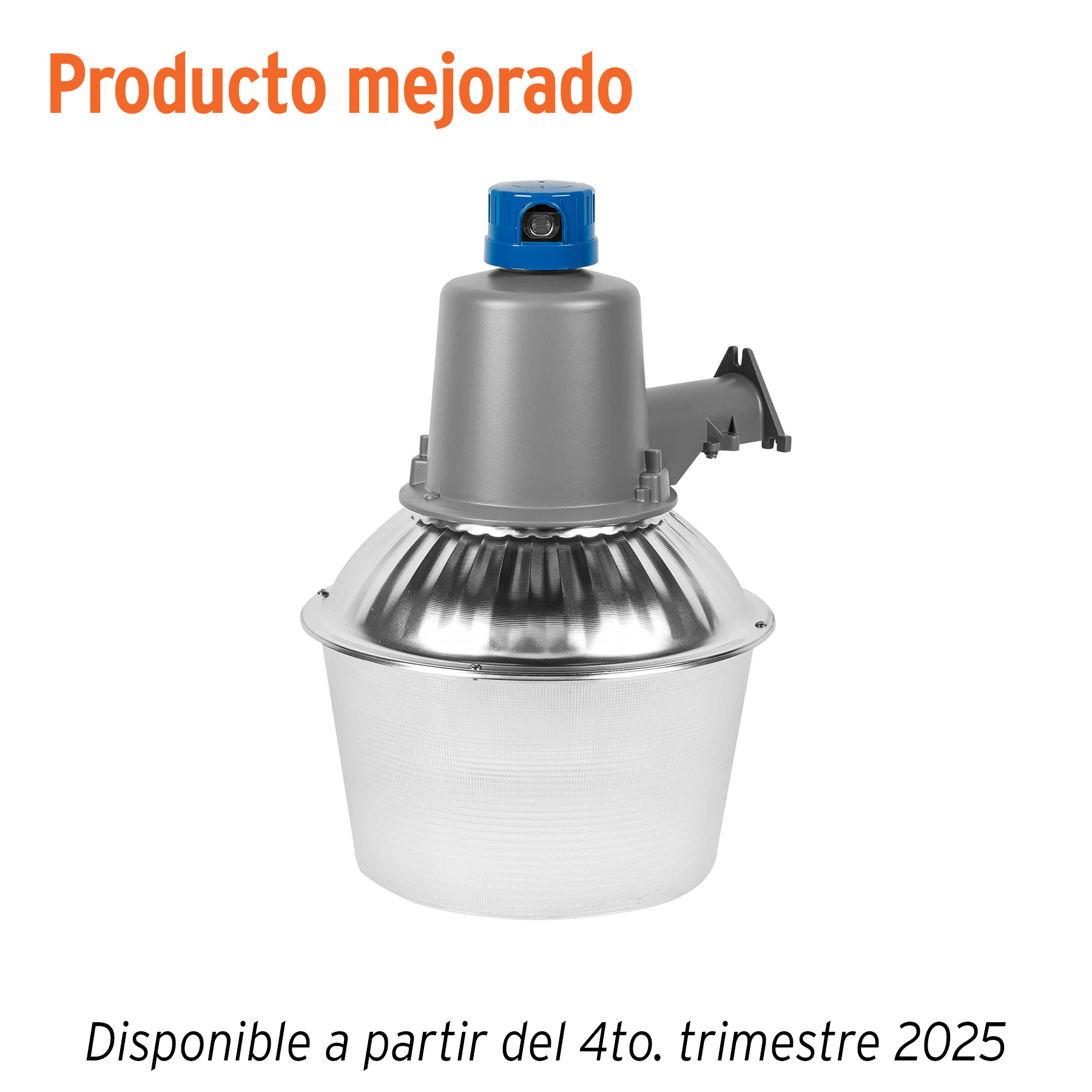 SUB-822F.jpg Luminario suburbano con foco LED 50W 6500K y sensor de luz SUB 822F