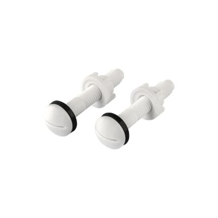 Bolsa con 2 tornillos plásticos 5/16' x 65 mm para WC, FOSET