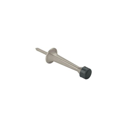 Tope recto para puerta, acabado níquel satín, HERMEX