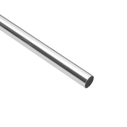 Tubo redondo para clóset, 1.2 m, cromo brillante, HERMEX