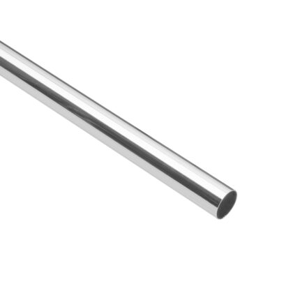 Tubo redondo para clóset, 1.5 m, cromo brillante, HERMEX