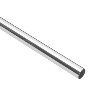 Tubo redondo para clóset, 1.8 m, cromo brillante, HERMEX