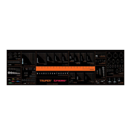 Cubremostrador de vinil 200 x 60 cm, TRUPER