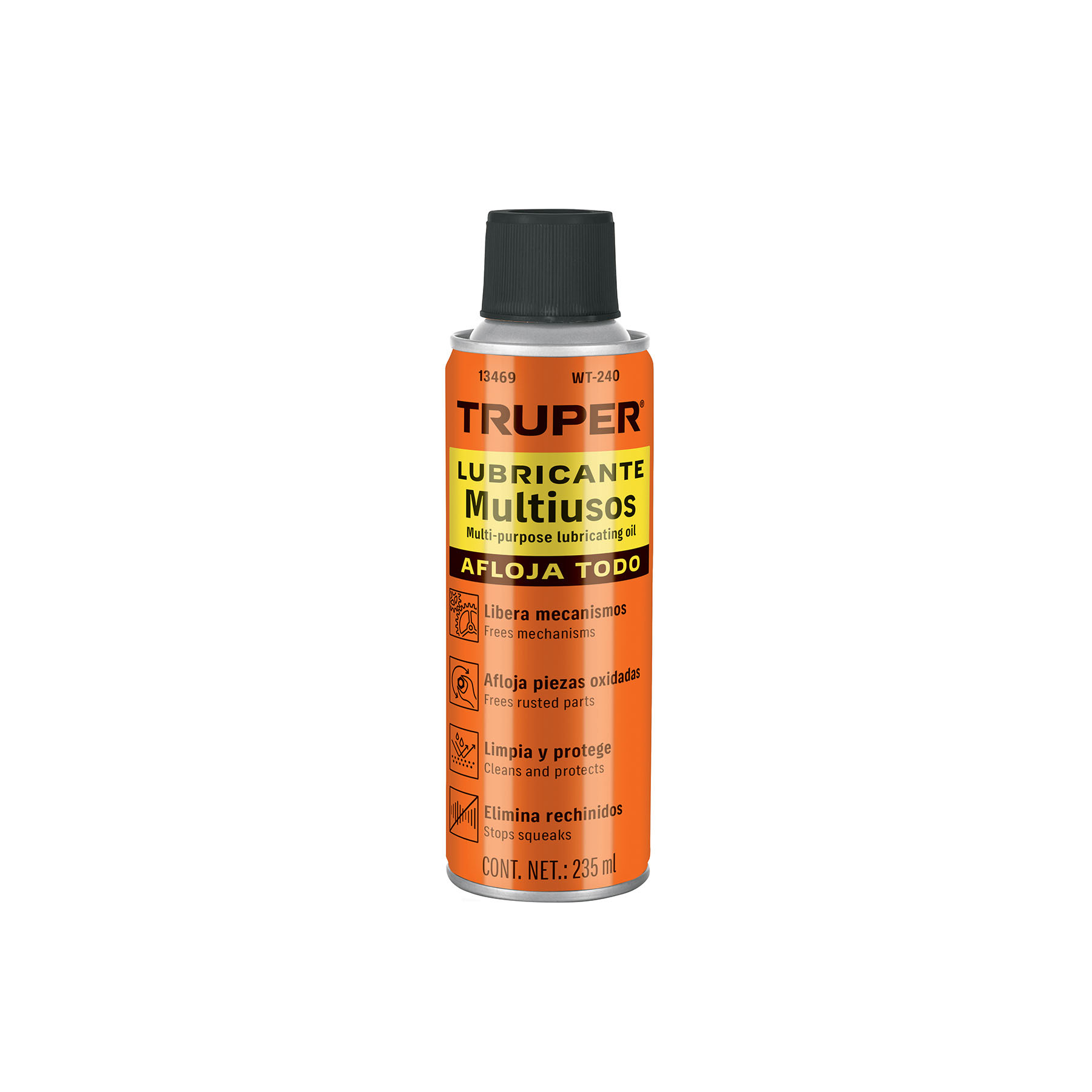 WT-240.jpg Lubricante multiusos en aerosol, 235ml (8oz), TRUPER WT 240