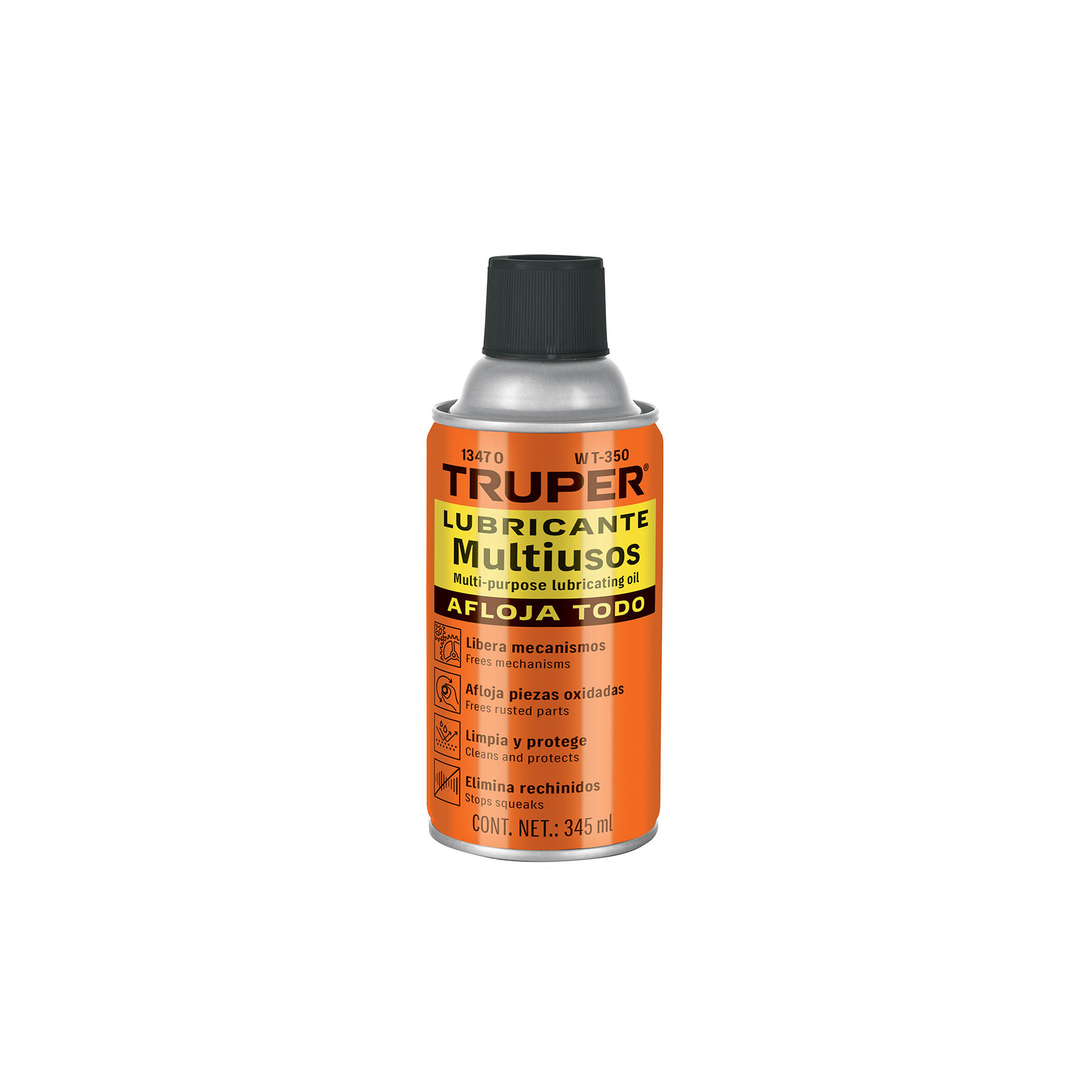 WT-350.jpg Lubricante multiusos en aerosol, 345ml (12oz), TRUPER WT 350