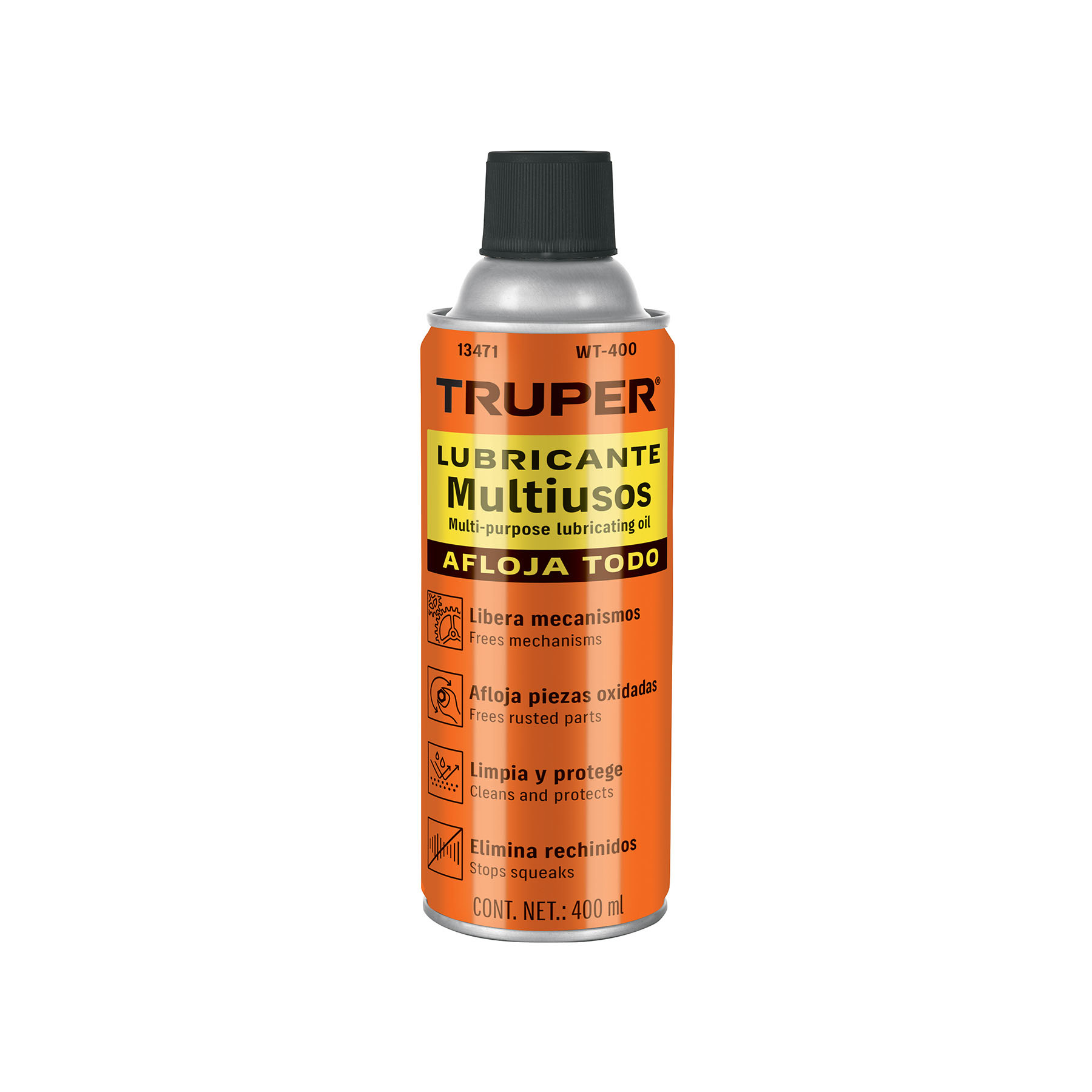 WT-400.jpg Lubricante multiusos en aerosol, 400ml (14oz), TRUPER WT 400
